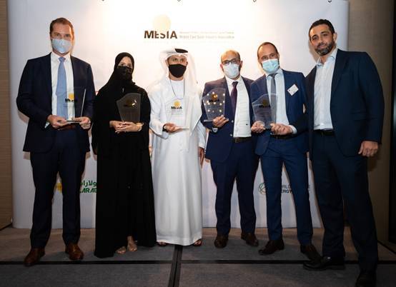 www@biyi.combiyi.com Al Dhafra Photovoltaic Project Wins a MESIA Annual Award